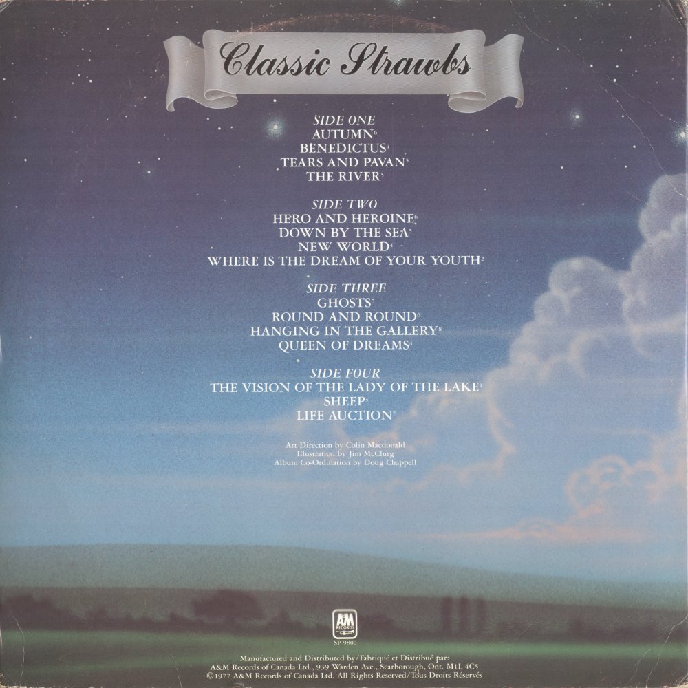 Classic Strawbs back cover